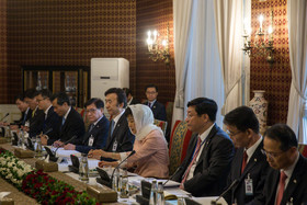 استقبال رسمی از رئیس جمهوری کره جنوبی 